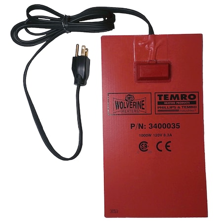 Zerostart SILICONE PAD, ADHESIVE  1000W, 120V, 83A  6 153 CM X 1034 273 CM  CSACE 3400035